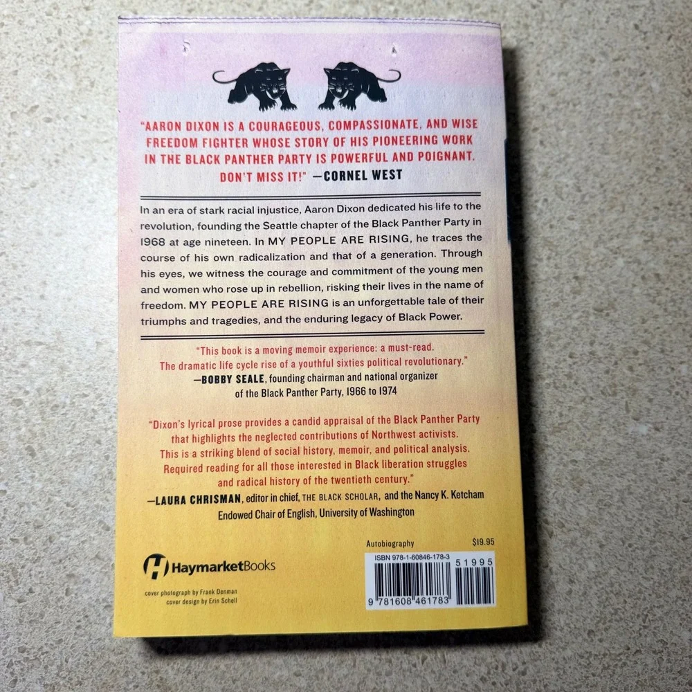 My People Are Rising Aaron Dixon Black Panther Party Memoir Paperback 2012